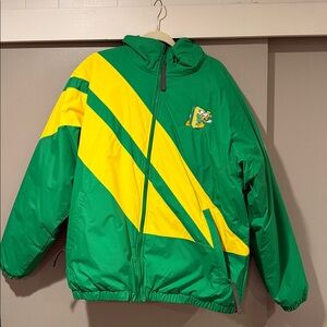 Green and Yellow Oregon Ducks Columbia Sportswear Company Ski Jacket